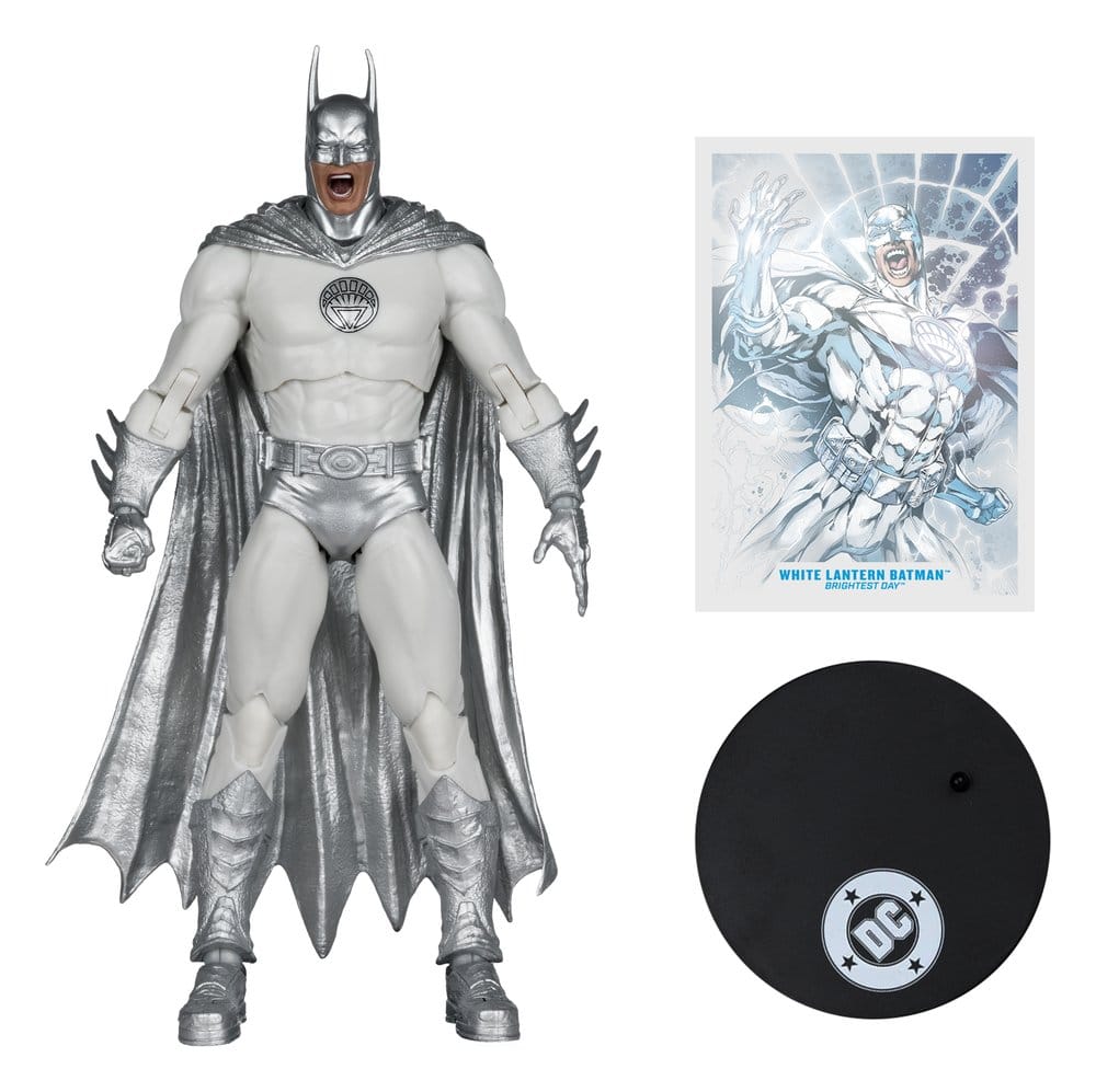 DC Multiverse Actionfigur White Lantern Batman (Brightest Day) (Red Platinum Edition) 18 cm
