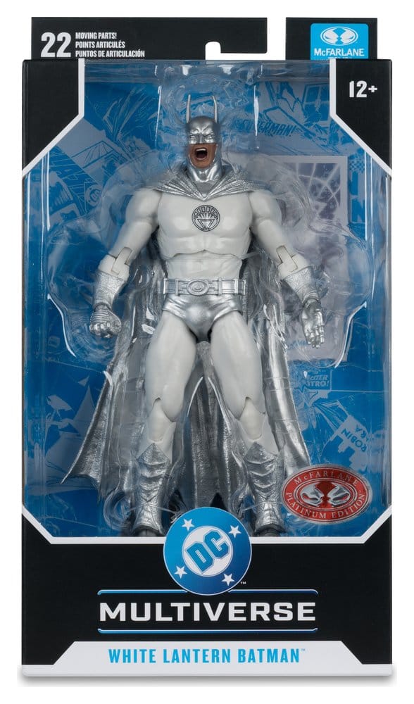 DC Multiverse Actionfigur White Lantern Batman (Brightest Day) (Red Platinum Edition) 18 cm