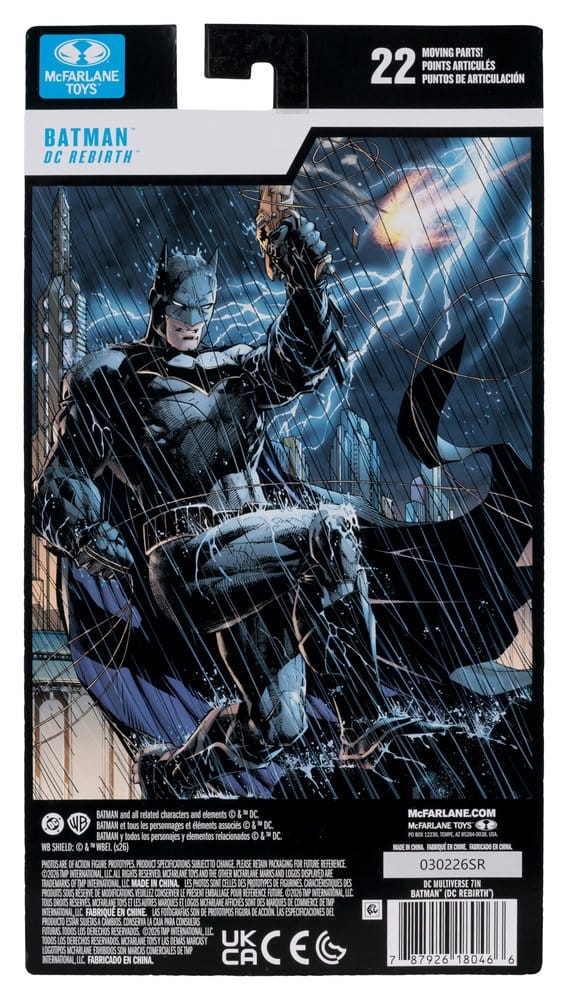 DC Multiverse Actionfigur Batman (DC Rebirth) 18 cm