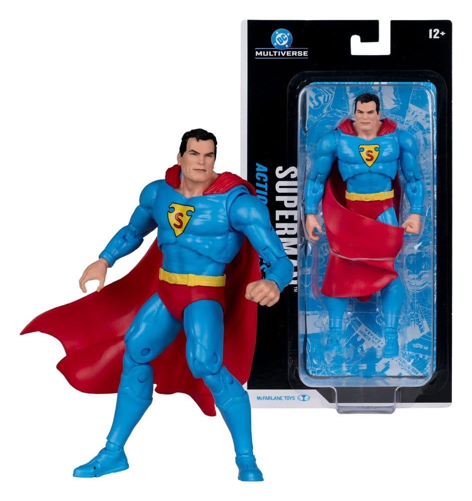 DC Multiverse Actionfigur Superman (Action Comics #1) 18 cm