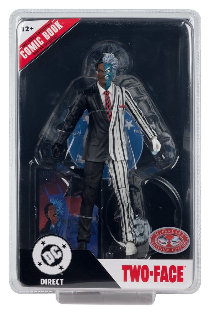 DC Direct Page Punchers Actionfigur Two-Face (Batman 89) (Red Platinum Edition) 19 cm