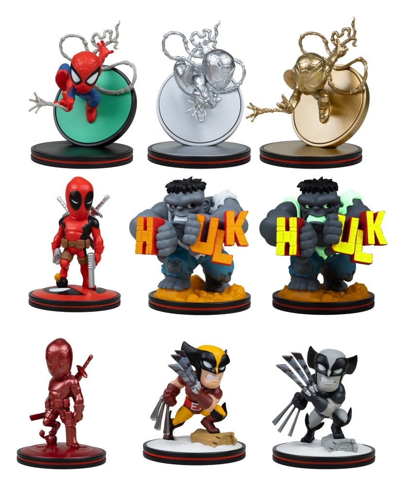 Marvel Q-fig Minifiguren Sortiment (10)