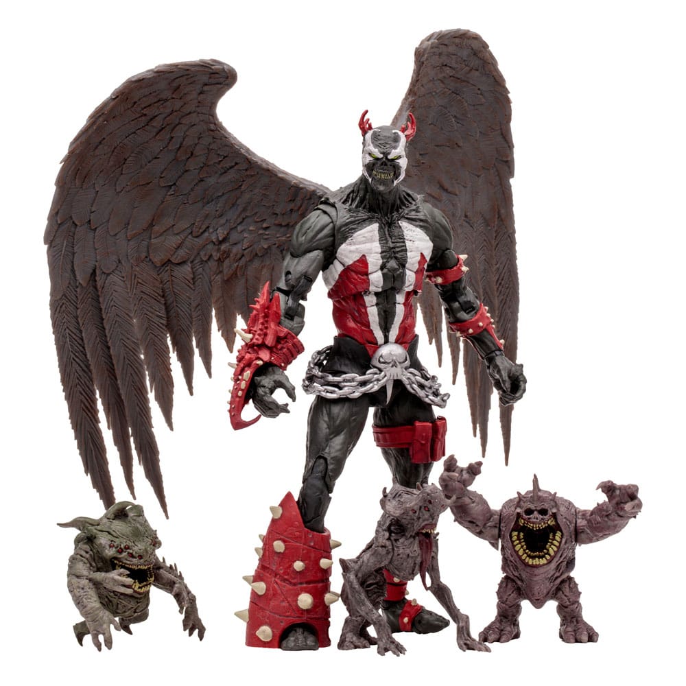 Spawn Megafig Actionfigur King Spawn with Wings and Minions 30 cm