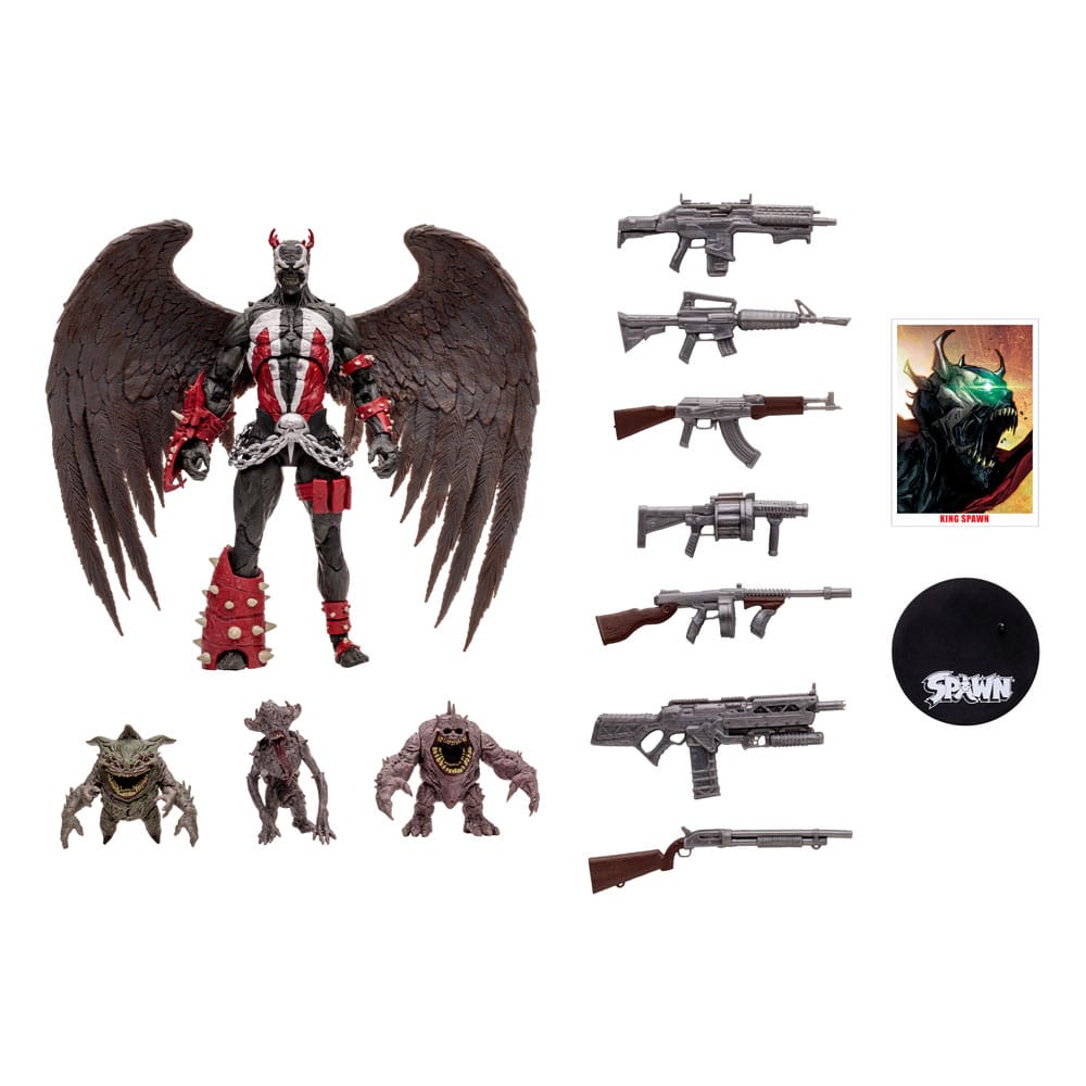 Spawn Megafig Actionfigur King Spawn with Wings and Minions 30 cm