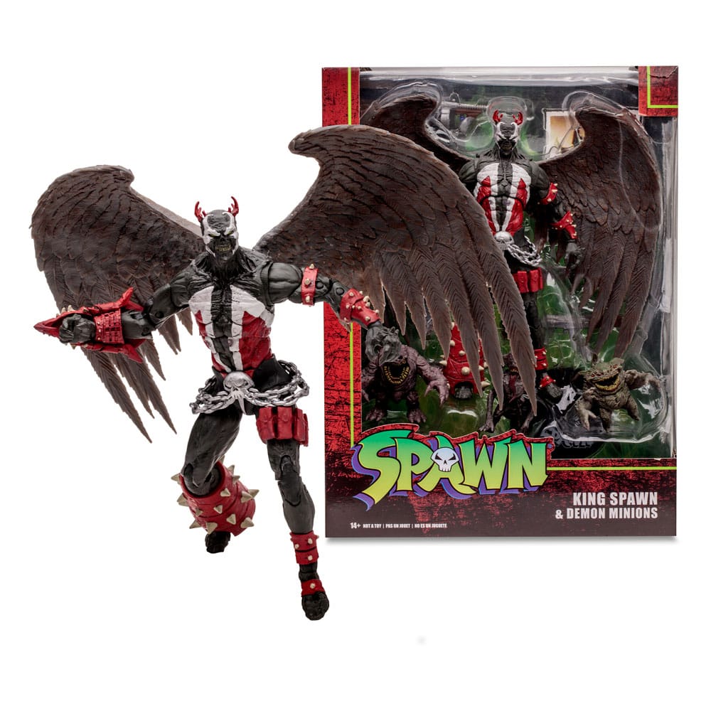Spawn Megafig Actionfigur King Spawn with Wings and Minions 30 cm