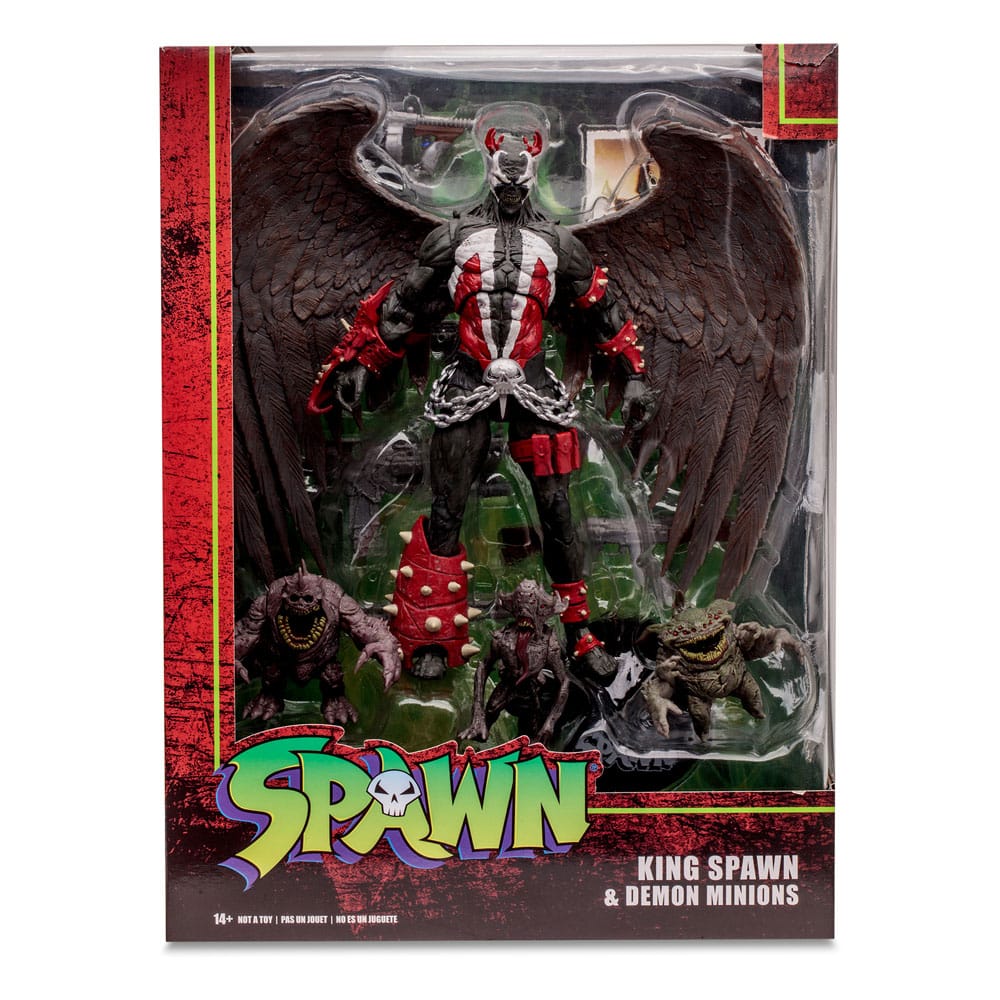 Spawn Megafig Actionfigur King Spawn with Wings and Minions 30 cm