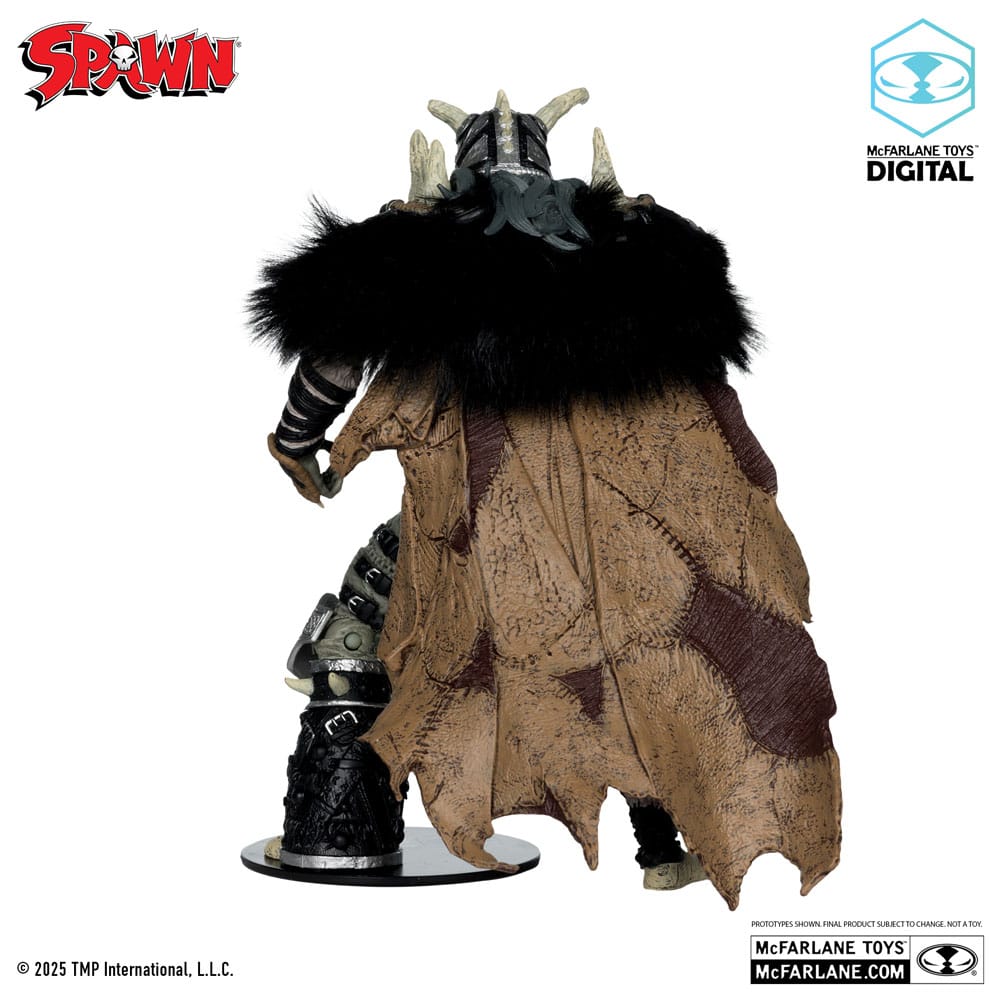 Spawn Actionfigur Bloodaxe mit Pferd (Spawn: The Dark Ages) (McFarlane Toys 30th Anniversary) (Gold Label) 18 cm