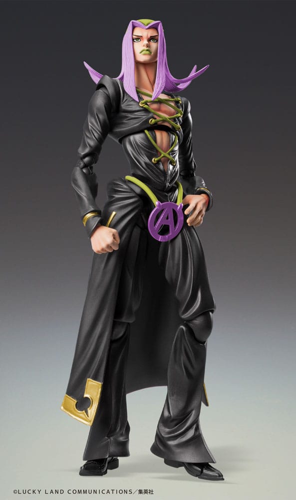 JoJo's Bizarre Adventure Part 5 Super Action Actionfigur Chozokado Leone Abbacchio Black Ver. 16 cm 