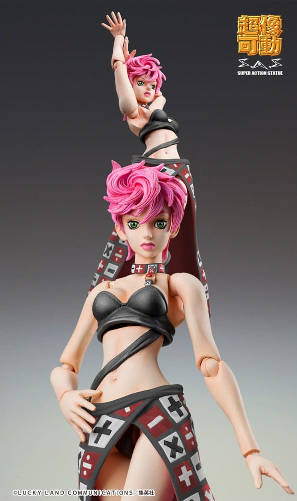JoJo's Bizarre Adventure Part 5 Super Action Actionfigur Trish Una Black Ver. 15 cm   