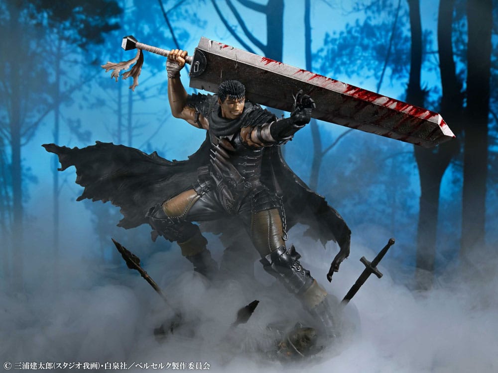 Berserk PVC Statue 1/7 Guts Black Swordsman Ver. 26 cm  