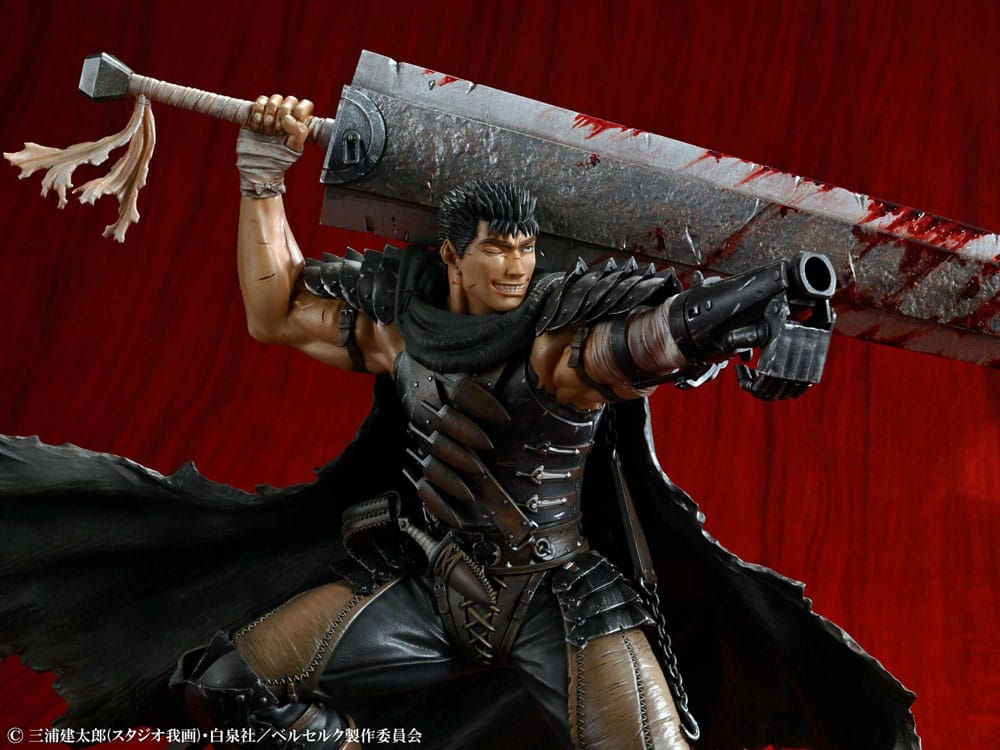 Berserk PVC Statue 1/7 Guts Black Swordsman Ver. 26 cm  