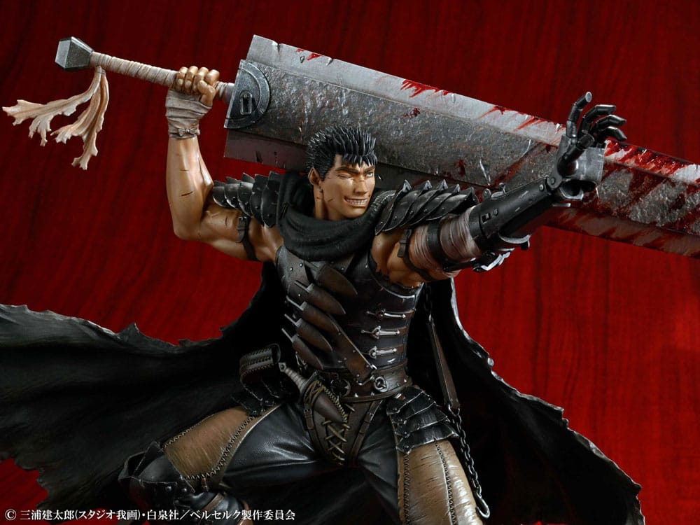 Berserk PVC Statue 1/7 Guts Black Swordsman Ver. 26 cm  