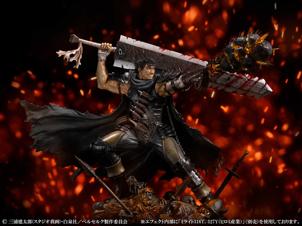 Berserk PVC Statue 1/7 Guts Black Swordsman Ver. 26 cm  