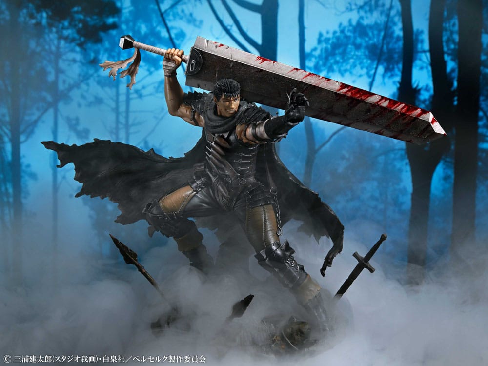 Berserk PVC Statue 1/7 Guts Black Swordsman Ver. 26 cm  