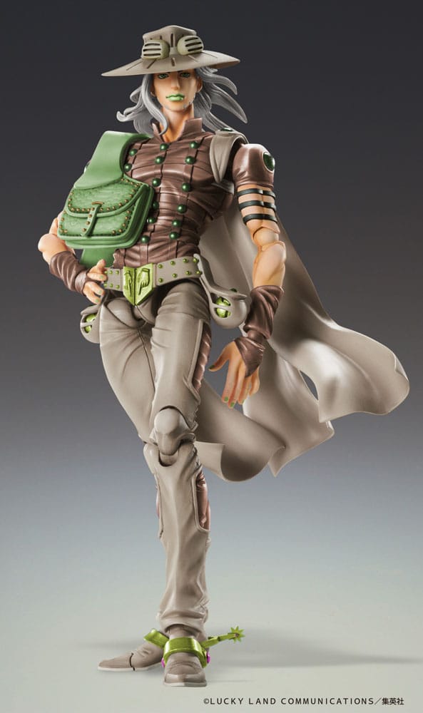 JoJo's Bizarre Adventure Part7 Steel Ball Run Super Action Actionfigur Chozokado Gyro Zeppeli Third 16 cm  
