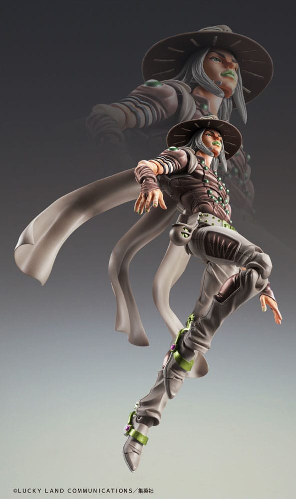 JoJo's Bizarre Adventure Part7 Steel Ball Run Super Action Actionfigur Chozokado Gyro Zeppeli Third 16 cm  