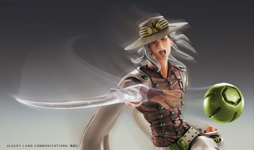 JoJo's Bizarre Adventure Part7 Steel Ball Run Super Action Actionfigur Chozokado Gyro Zeppeli Third 16 cm  