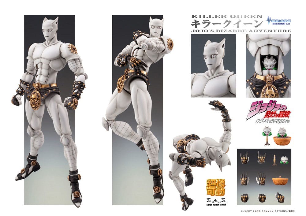 JoJo's Bizarre Adventure: Diamond Is Unbreakable Super Action Actionfigur Chozokado (Killer Queen) 16 cm