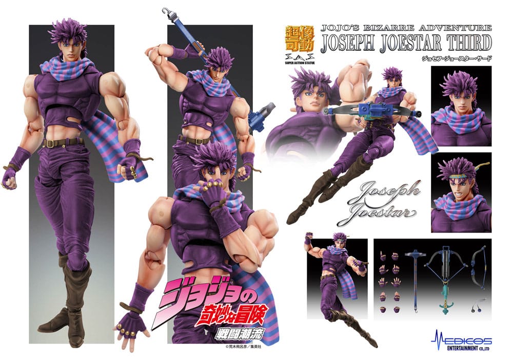 JoJo's Bizarre Adventure Battle Tendency Actionfigur Chozokado Joseph Joestar Third 16 cm 