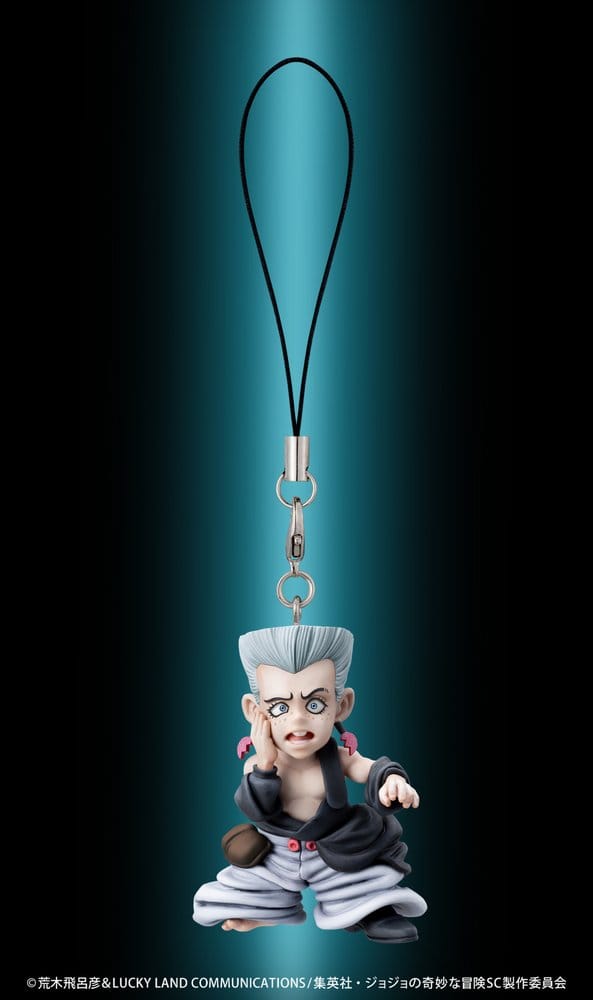 JoJo's Bizarre Adventure: Stardust Crusaders Minifiguren Set Chozo Mascot Strap Collection Blind Box (6) 