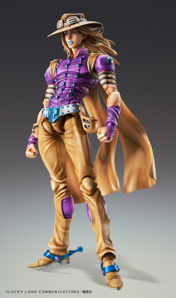 JoJo's Bizarre Adventure Part 7: Steel Ball Run Super Action Actionfigur Chozokado Gyro Zeppeli Ver.1.5 16 cm 