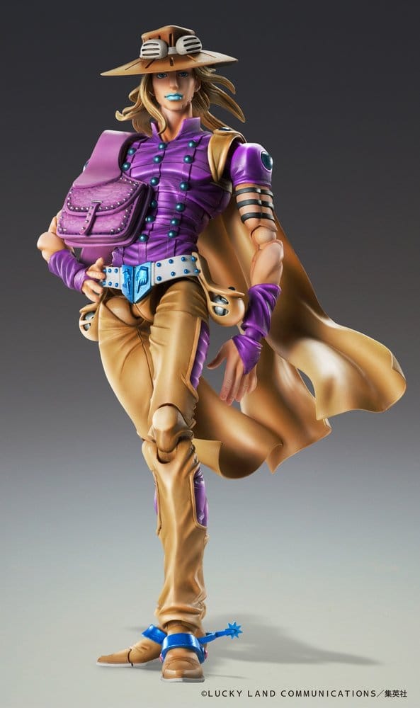 JoJo's Bizarre Adventure Part 7: Steel Ball Run Super Action Actionfigur Chozokado Gyro Zeppeli Ver.1.5 16 cm 