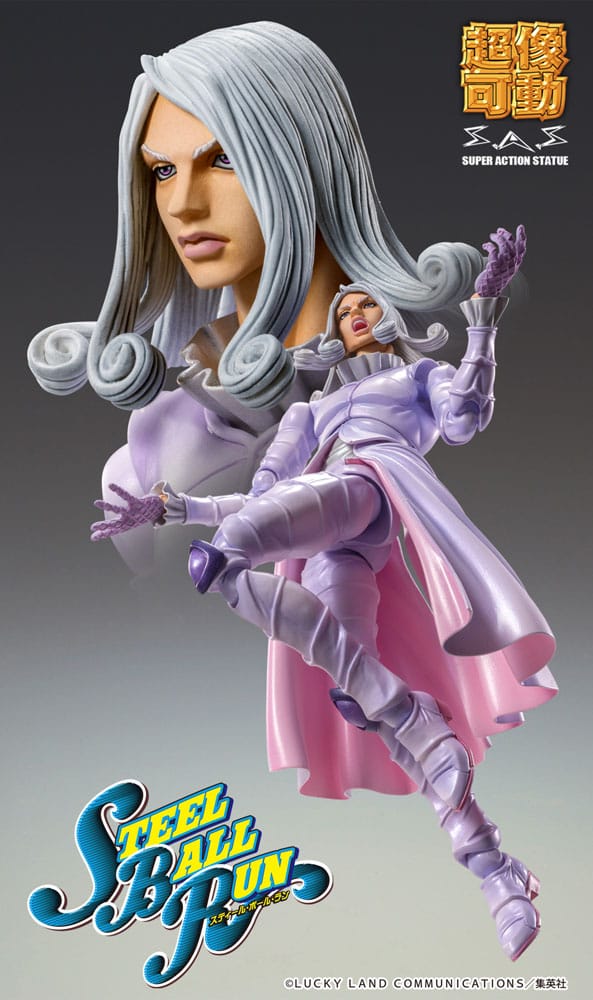 JoJo's Bizarre Adventure Part7 Steel Ball Run Super Action Actionfigur Chozokado Funny Valentine Second 15 cm 
