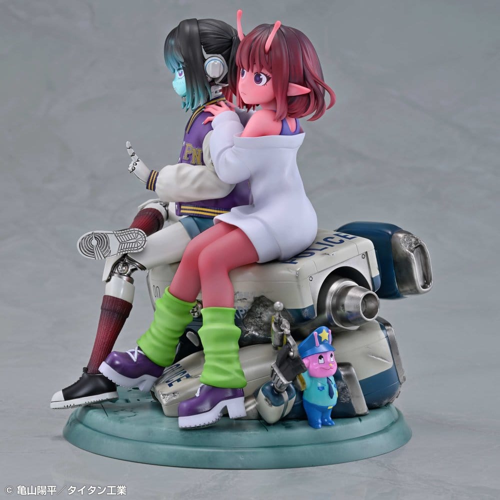 Milky Subway The Galactic Limited Express PVC Figuren 2er-Pack Chiharu & Makina 18 cm