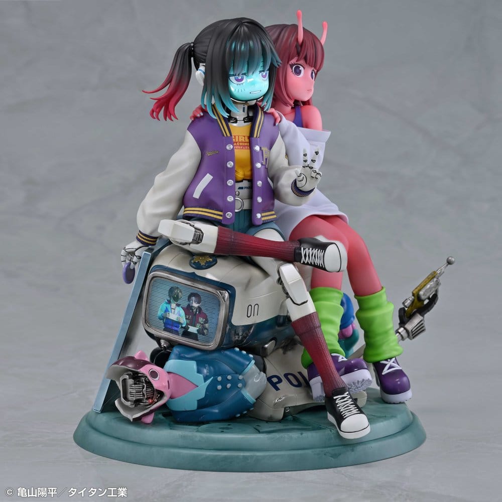 Milky Subway The Galactic Limited Express PVC Figuren 2er-Pack Chiharu & Makina 18 cm