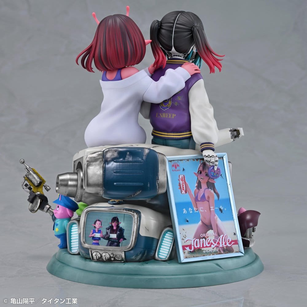 Milky Subway The Galactic Limited Express PVC Figuren 2er-Pack Chiharu & Makina 18 cm