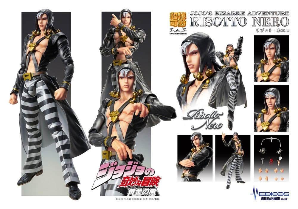 JoJo's Bizarre Adventure: Golden Wind Actionfigur Risotto Nero 16 cm