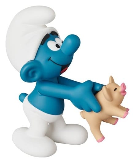 Die Schlümpfe UDF Minifigur Schlumpf mit Schwein 8 cm
