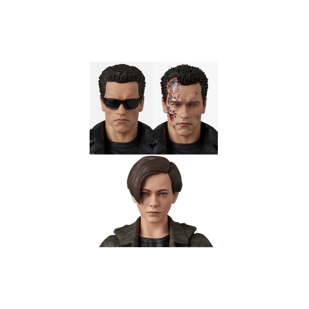 Terminator 2 MAFEX Actionfigur T-800 (T2 Ver.) & John Connor 16 cm