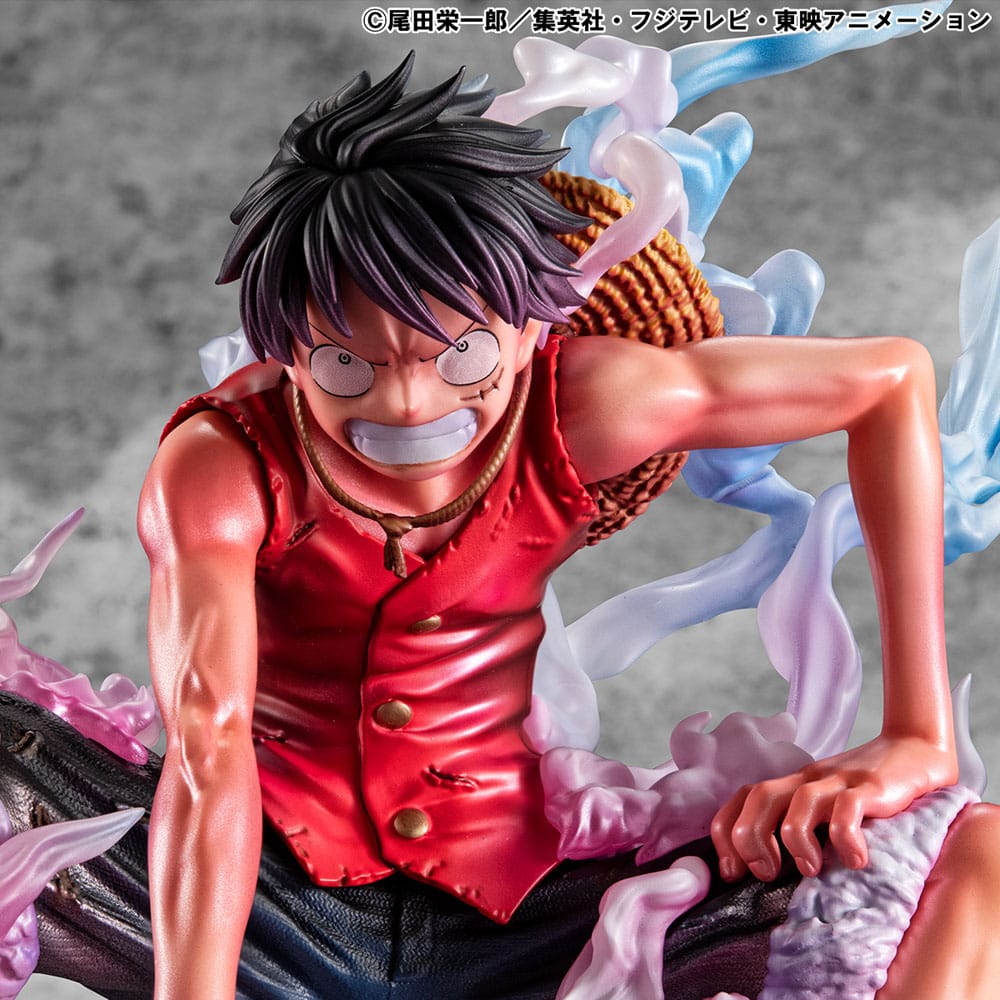 One Piece P.O.P PVC Statue Monkey D. Ruffy Gear 2 Limited Edition 19 cm