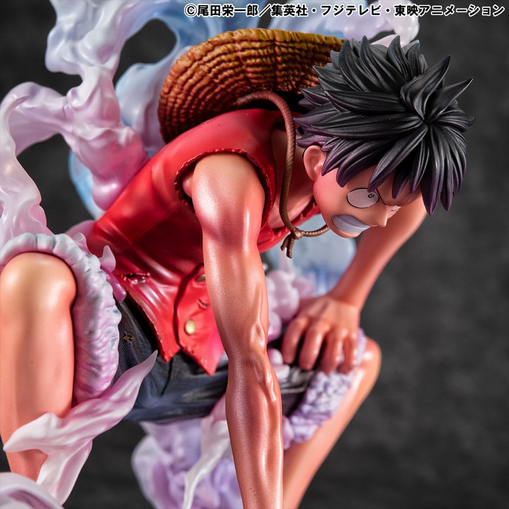 One Piece P.O.P PVC Statue Monkey D. Ruffy Gear 2 Limited Edition 19 cm