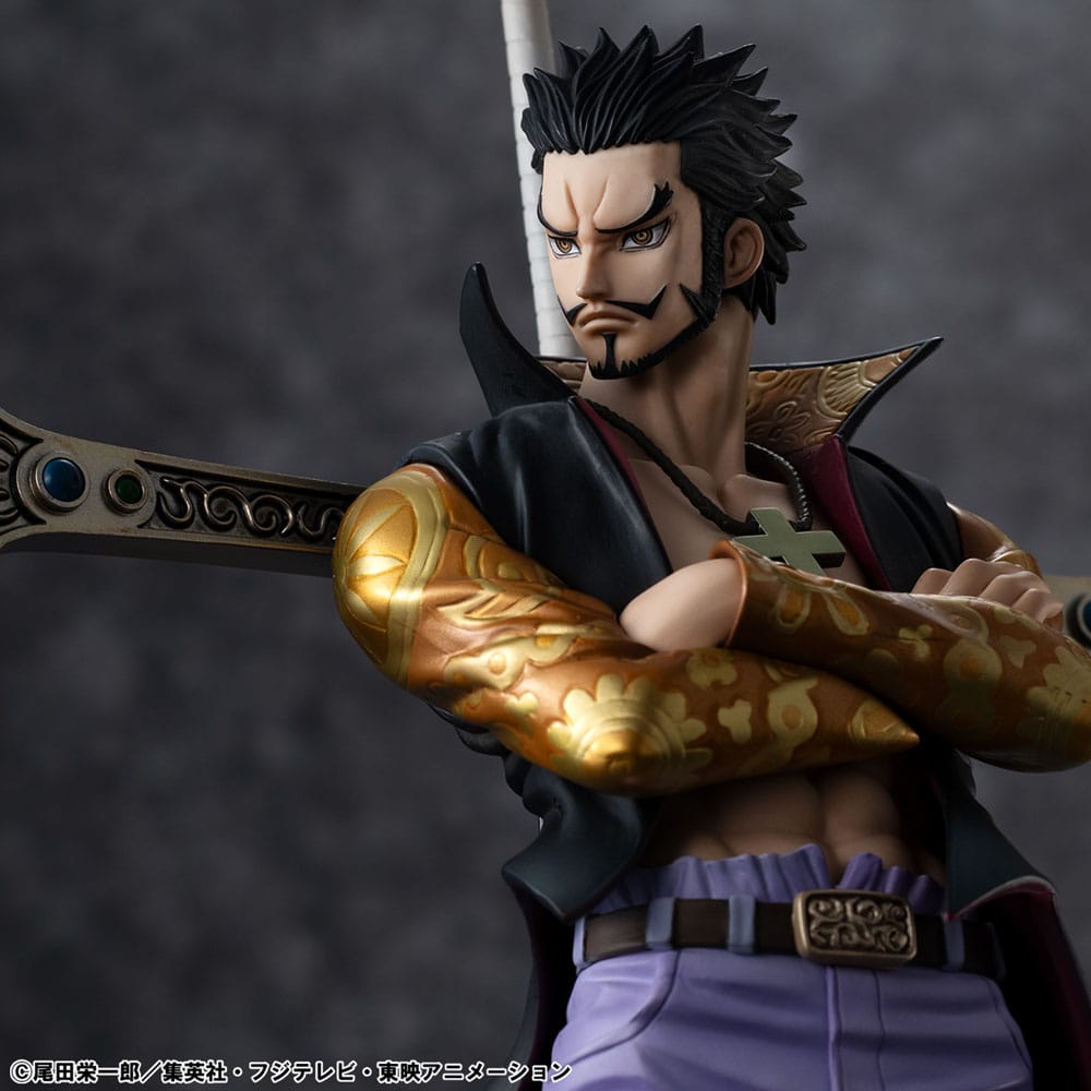 One Piece P.O.P SA-MAXIMUM PVC Statue Hawk Eye Dracule Mihawk Ver. R 29 cm 