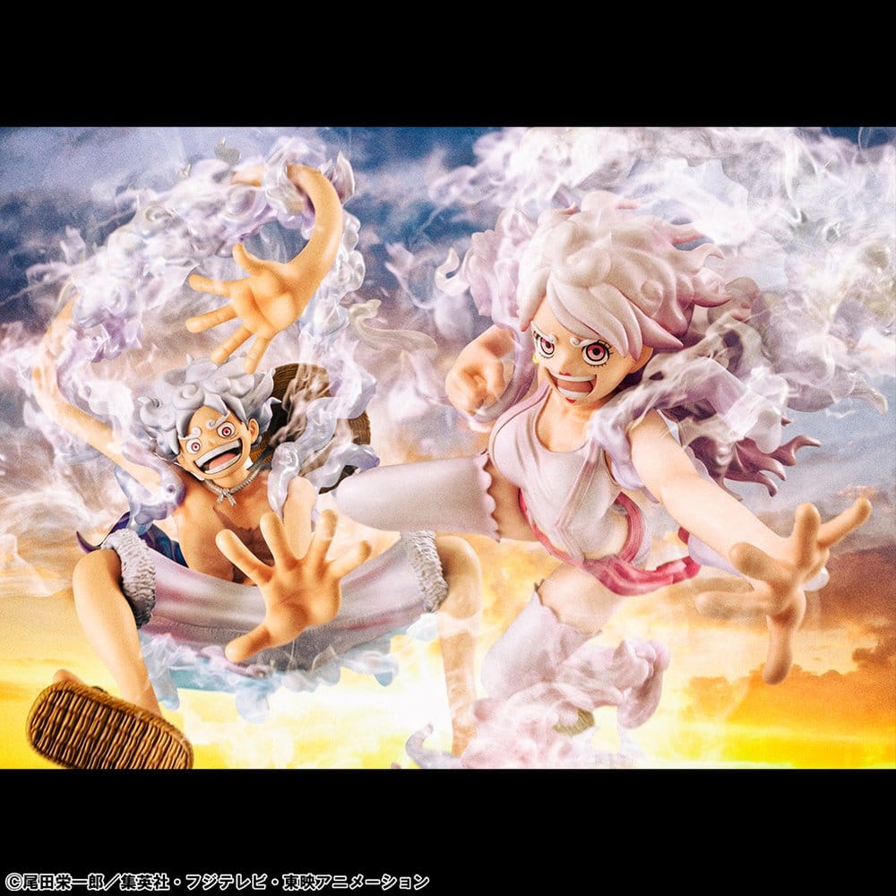 One Piece Portrait.Of.Pirates PVC Figur "Evolutionary History" Monkey D. Luffy "Gear Fifth" 26 cm
