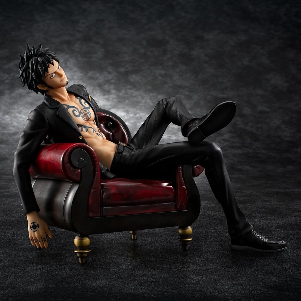 One Piece Portrait.Of.Pirates "S.O.C" PVC Figur Trafalgar Law Ver.R