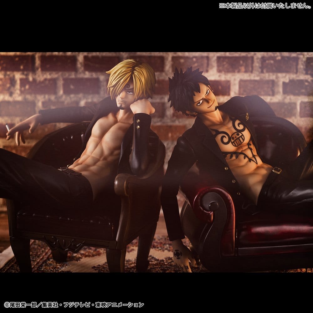 One Piece Portrait.Of.Pirates "S.O.C" PVC Figur Trafalgar Law Ver.R