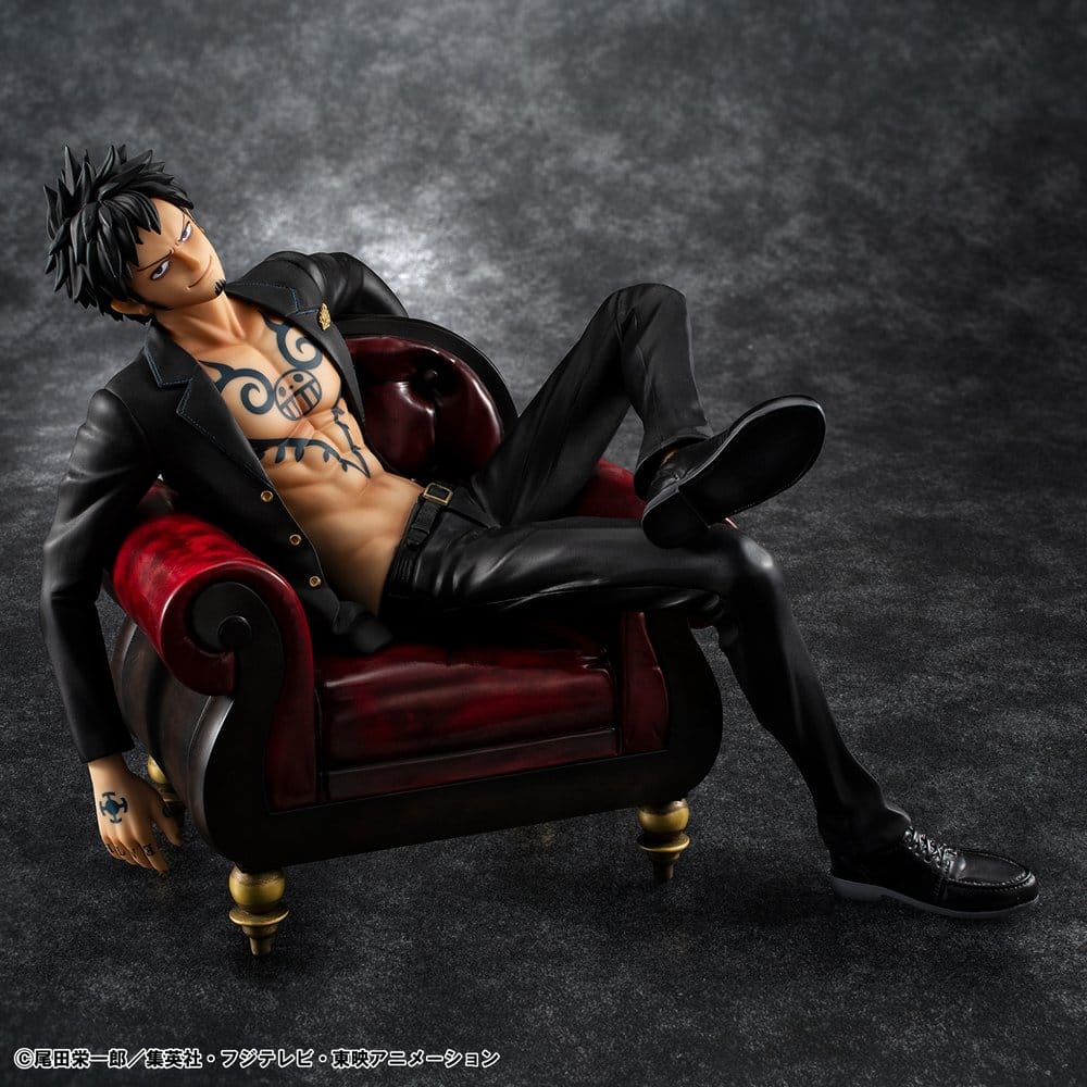 One Piece Portrait.Of.Pirates "S.O.C" PVC Figur Trafalgar Law Ver.R