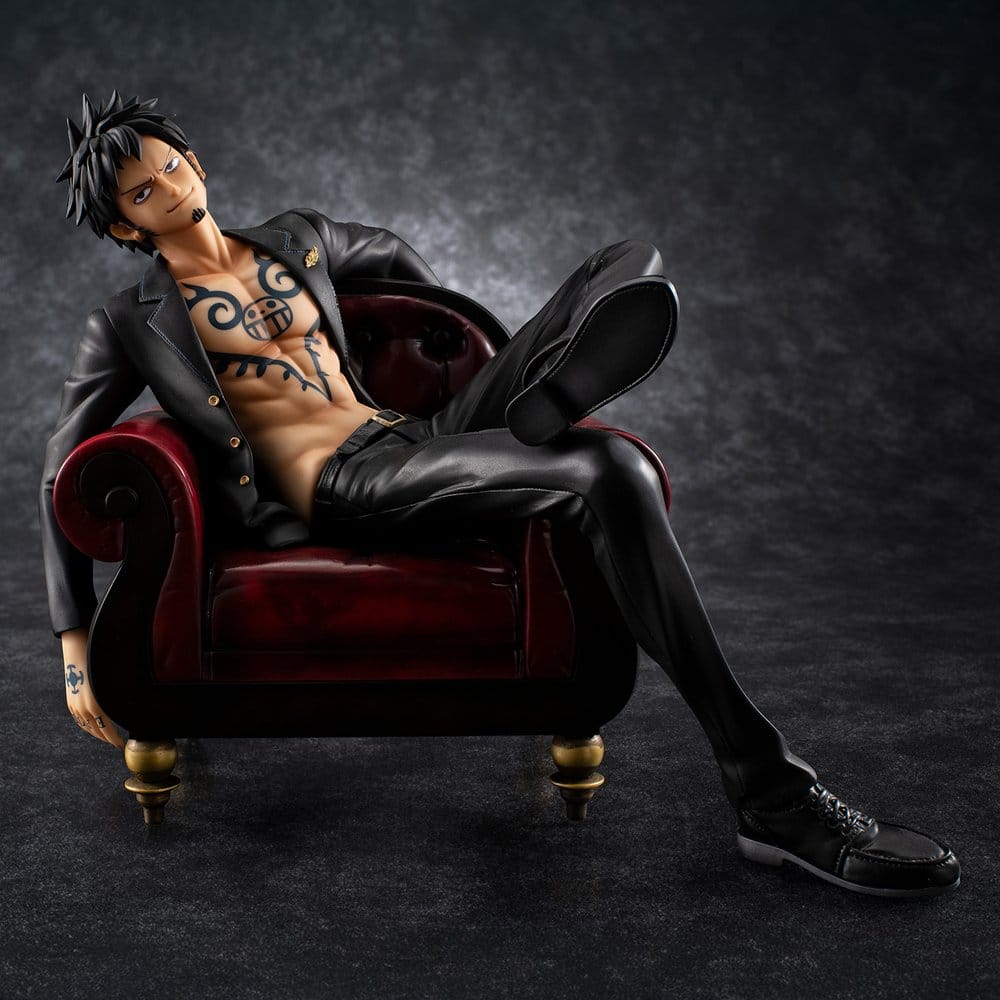 One Piece Portrait.Of.Pirates "S.O.C" PVC Figur Trafalgar Law Ver.R