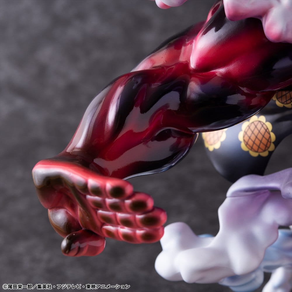 One Piece Portrait.Of.Pirates SA-Maximum PVC Figur Monkey D. Ruffy Gear 4 Bounce-Man 10th Limited Ver. 30 cm