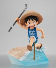 One Piece G.E.M. Serie PVC Statue Monkey D. Luffy Run! Run! Run! 15th anniversary Ver. 12 cm     