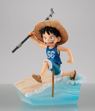 One Piece G.E.M. Serie PVC Statue Monkey D. Luffy Run! Run! Run! 15th anniversary Ver. 12 cm     