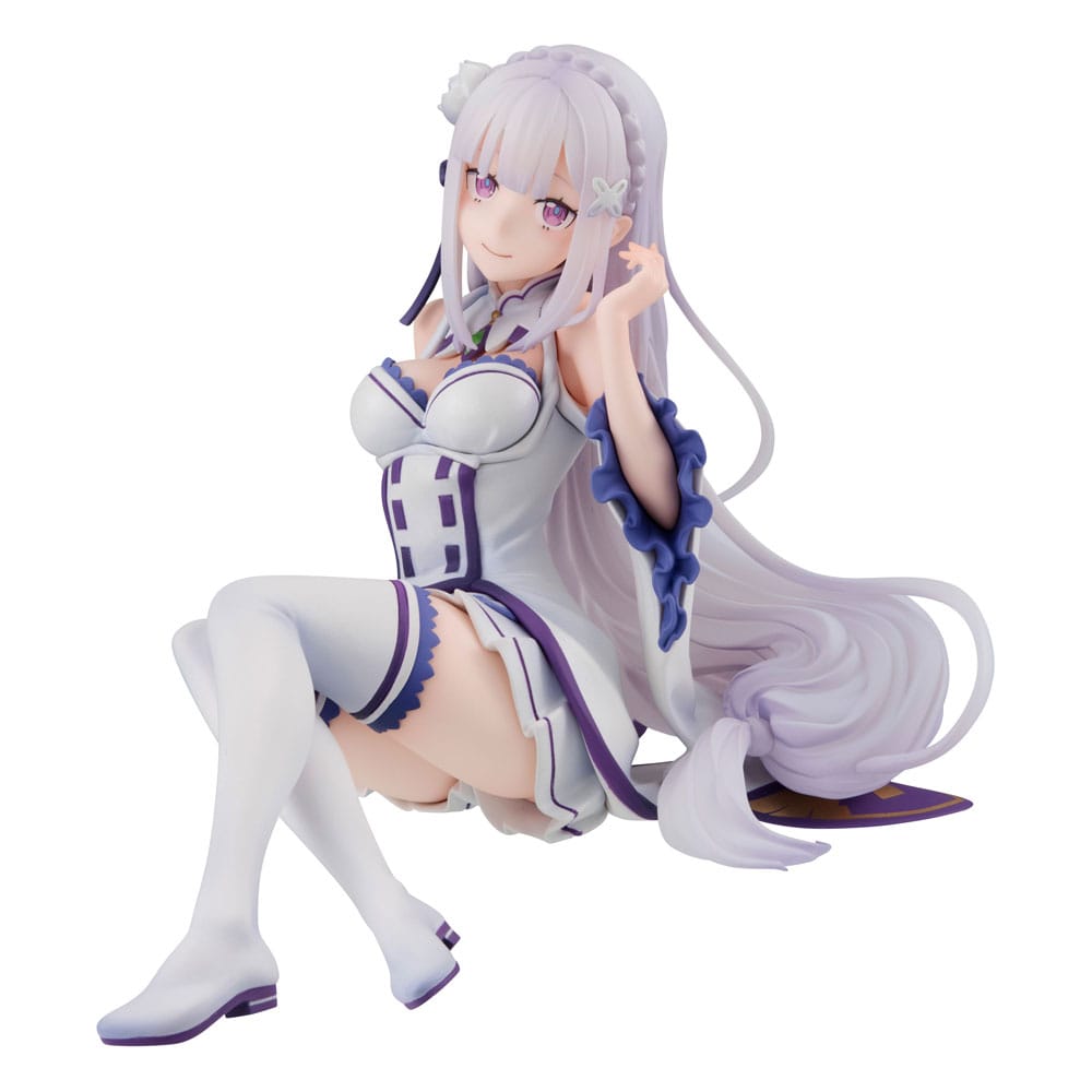 Re:ZERO Starting Life in Another World Melty Princess PVC Statue Emilia Palm Size 9 cm   