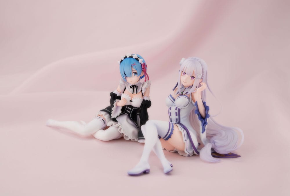 Re:ZERO Starting Life in Another World Melty Princess PVC Statue Emilia Palm Size 9 cm   