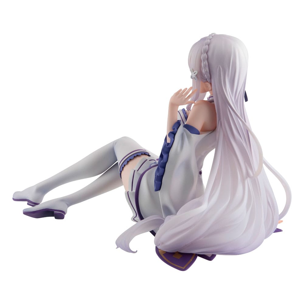 Re:ZERO Starting Life in Another World Melty Princess PVC Statue Emilia Palm Size 9 cm   