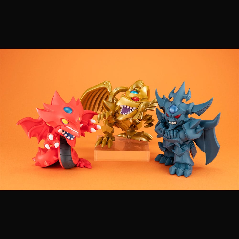Yu-Gi-Oh! Duel Monsters Megatoon PVC Statue Red Eyes Black Dragon & The Winged Dragon of Ra 13 cm (with gift) 
