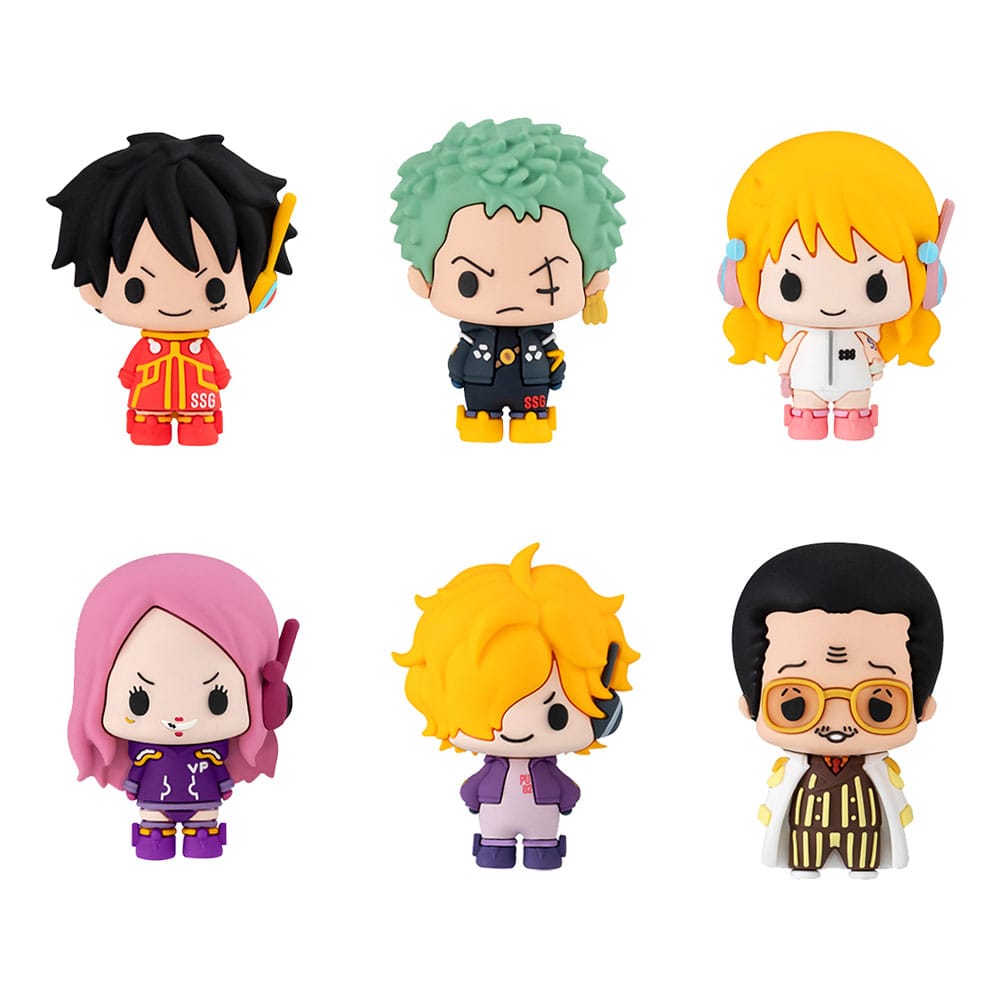 One Piece Chokorin Mascot Series Sammelfiguren 6er-Pack Egghead Ver. 5 cm 