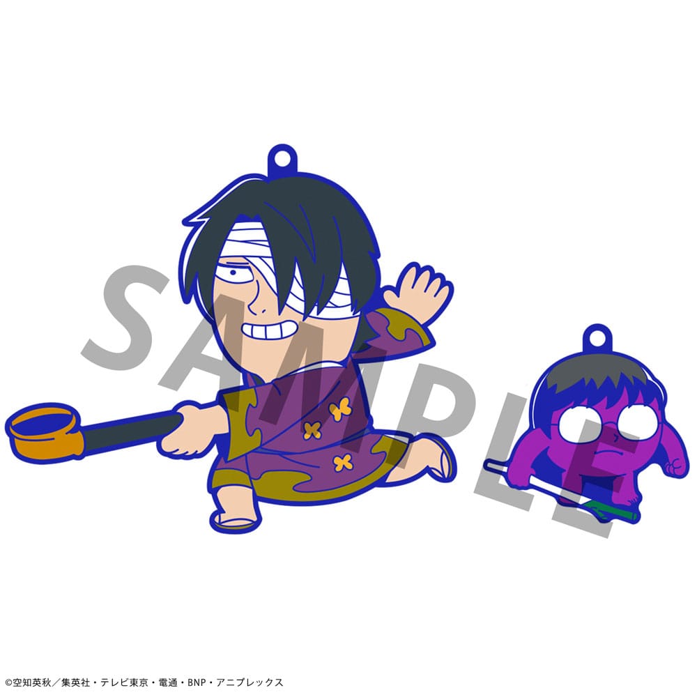 Gintama x Okawabukubu Rubber Mascot Buddycolle Gummi-Anhänger Gintama Oshanti 7 cm Sortiment (8)            